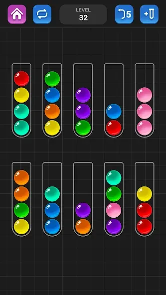 Взломанная Ball Sort Puzzle — Color Game  [МОД Меню] — последняя версия apk на Андроид screen 4