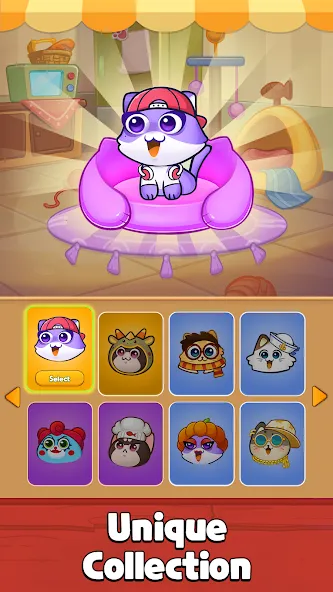 Скачать взломанную Cat Sort Puzzle: Cute Pet Game  [МОД Mega Pack] — последняя версия apk на Андроид screen 5