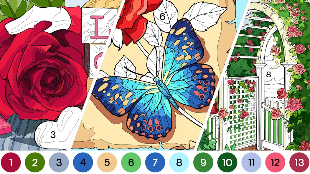 Скачать взлом Tap Color Pro: Color By Number (Тап Колор Про)  [МОД Mega Pack] — стабильная версия apk на Андроид screen 2