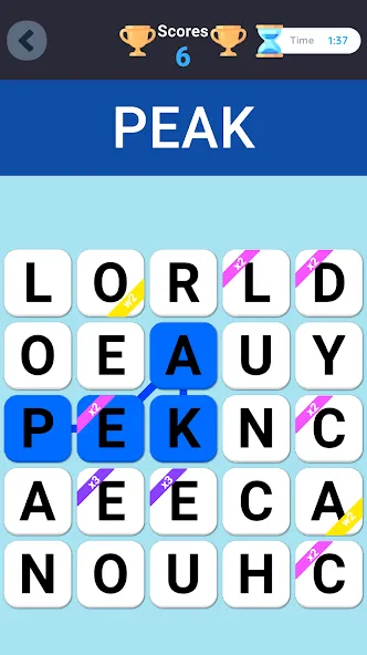Взломанная Wordell — Word Guess Fillword  [МОД Mega Pack] — стабильная версия apk на Андроид screen 2
