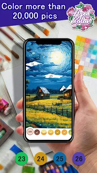 Взлом Aged Color (Эйджед Колор)  [МОД Много монет] — стабильная версия apk на Андроид screen 1