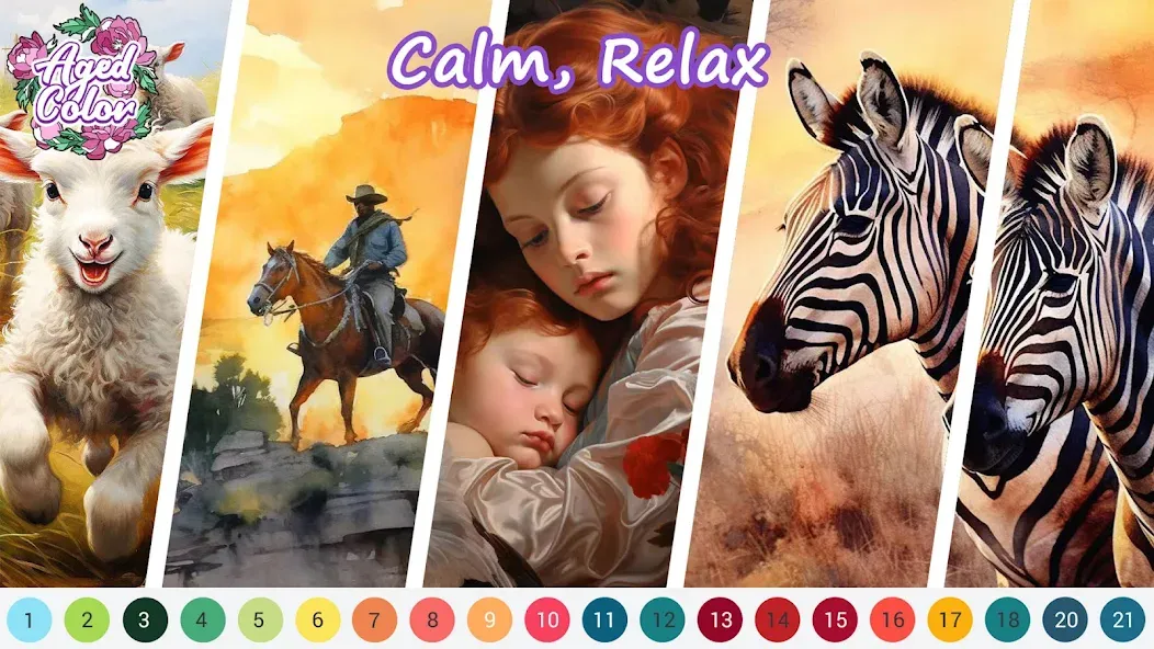 Взлом Aged Color (Эйджед Колор)  [МОД Много монет] — стабильная версия apk на Андроид screen 3