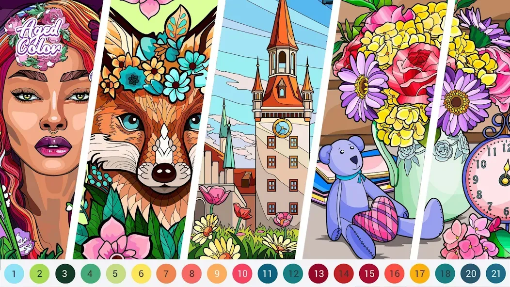Взлом Aged Color (Эйджед Колор)  [МОД Много монет] — стабильная версия apk на Андроид screen 4
