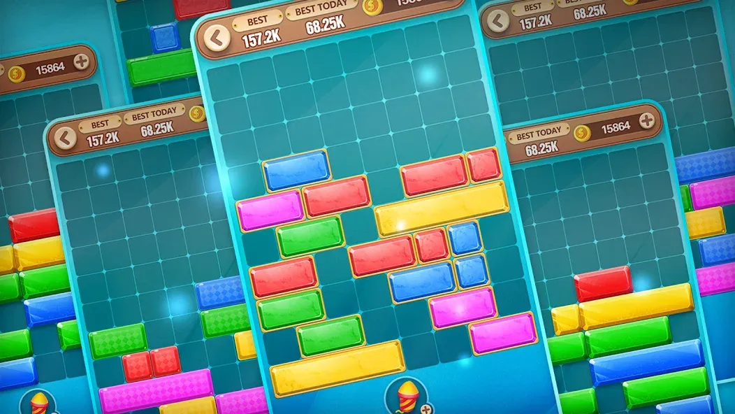 Скачать взломанную Block Crush — Puzzle Game  [МОД Unlocked] — полная версия apk на Андроид screen 3