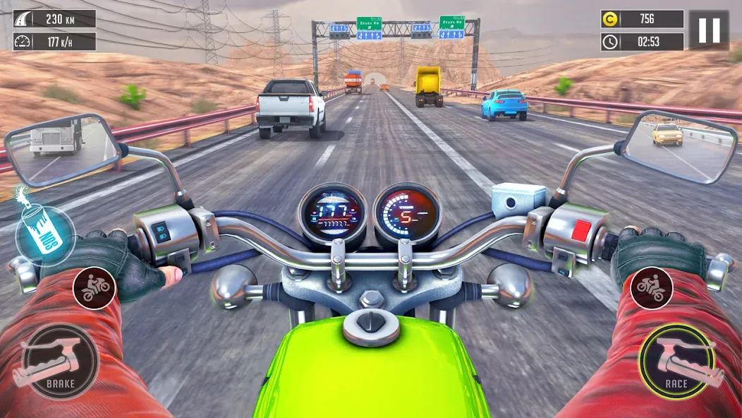 Взлом 3d Bike Racing Bike Race Games  [МОД Mega Pack] — стабильная версия apk на Андроид screen 3