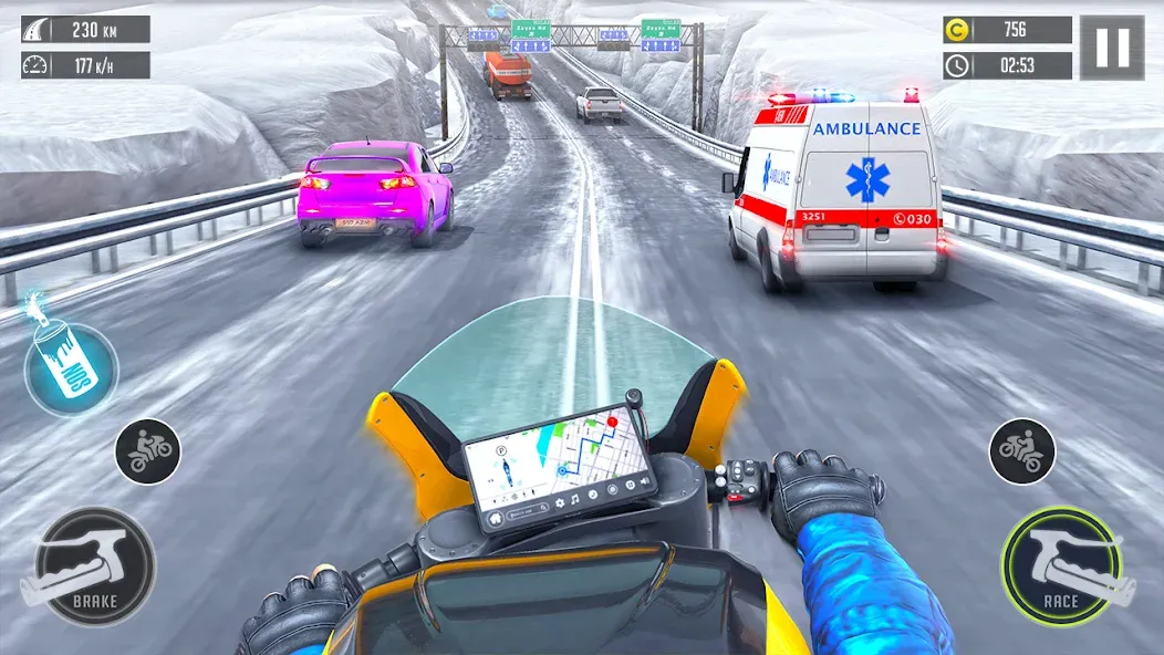 Взлом 3d Bike Racing Bike Race Games  [МОД Mega Pack] — стабильная версия apk на Андроид screen 4