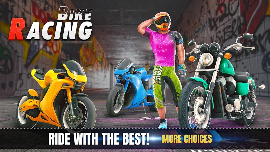 Взлом 3d Bike Racing Bike Race Games  [МОД Mega Pack] — стабильная версия apk на Андроид screen 5