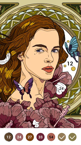 Взломанная Casual Color — Color by Number  [МОД Menu] — полная версия apk на Андроид screen 1