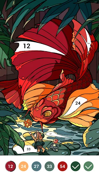 Взломанная Casual Color — Color by Number  [МОД Menu] — полная версия apk на Андроид screen 5