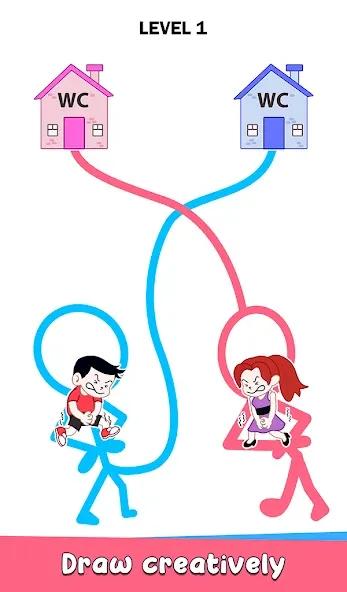 Взлом Toilet Rush Race: Draw Puzzle (Туалетная гонкаприпас)  [МОД Mega Pack] — полная версия apk на Андроид screen 1