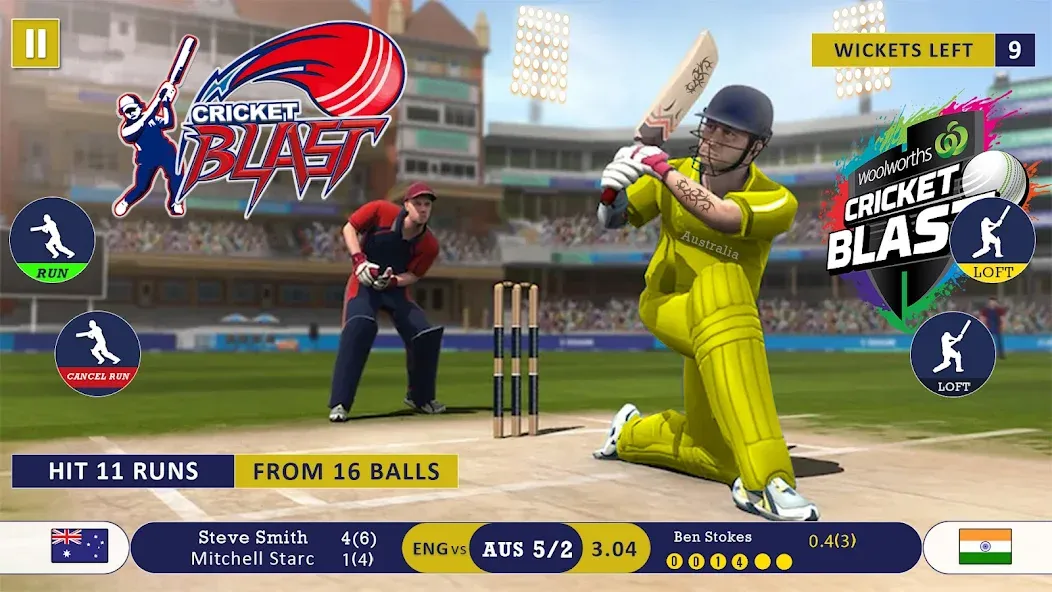 Взлом World Cricket Games Offline  [МОД Unlimited Money] — последняя версия apk на Андроид screen 1