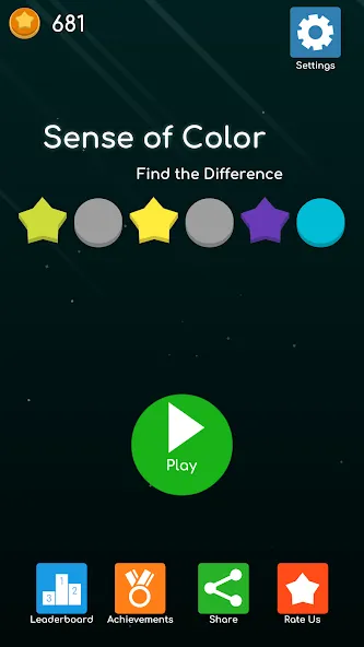 Скачать взлом Sense of Color — Find the Diff  [МОД Бесконечные монеты] — последняя версия apk на Андроид screen 1