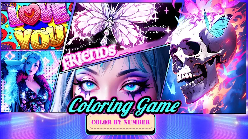 Взлом Coloring Games-Color By Number  [МОД Все открыто] — полная версия apk на Андроид screen 1