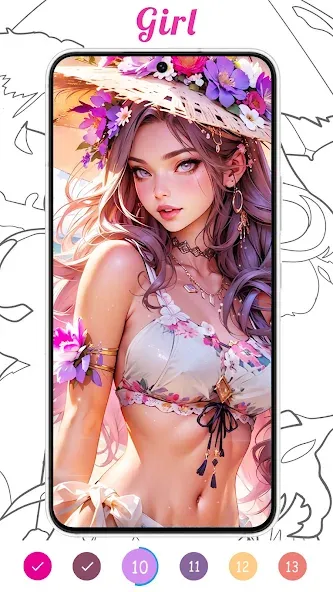 Взлом Coloring Games-Color By Number  [МОД Все открыто] — полная версия apk на Андроид screen 3