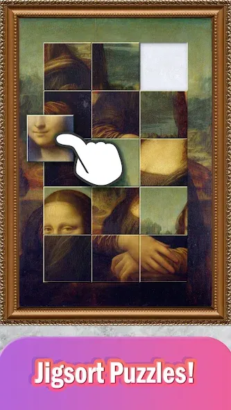Взломанная Jigsort Puzzles (Джигсорт Пазлы)  [МОД Много денег] — стабильная версия apk на Андроид screen 1
