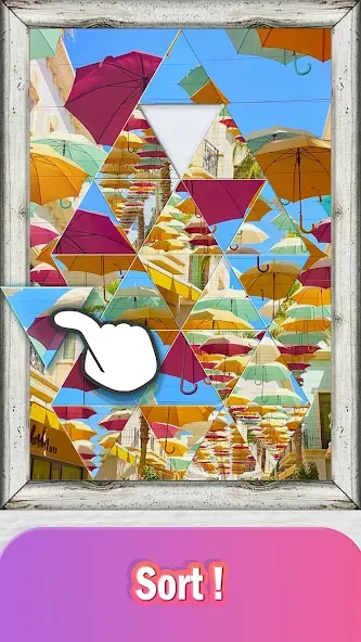 Взломанная Jigsort Puzzles (Джигсорт Пазлы)  [МОД Много денег] — стабильная версия apk на Андроид screen 2