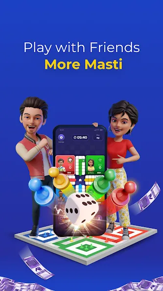 Скачать взлом Play Ludo Game Online Win Cash (Людо)  [МОД Все открыто] — стабильная версия apk на Андроид screen 2
