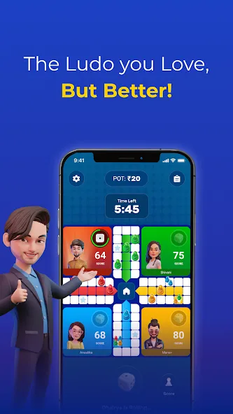 Скачать взлом Play Ludo Game Online Win Cash (Людо)  [МОД Все открыто] — стабильная версия apk на Андроид screen 5