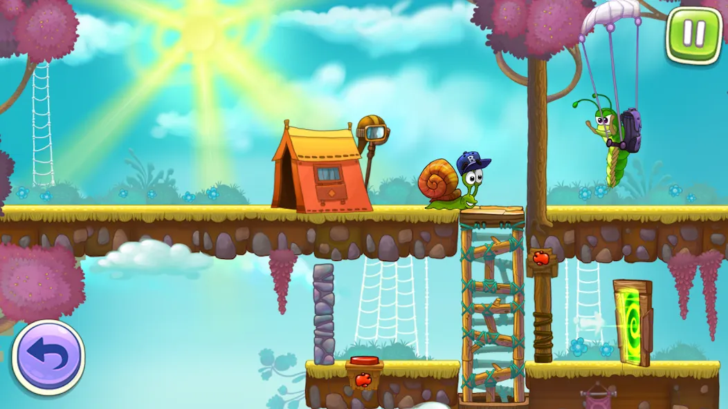 Скачать взломанную Snail Bob 3  [МОД Бесконечные монеты] — последняя версия apk на Андроид screen 1