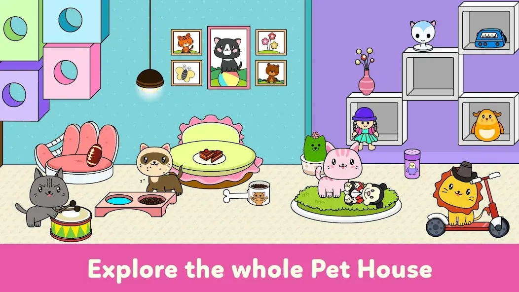 Взлом Tizi Town — My Pet Daycare  [МОД Все открыто] — стабильная версия apk на Андроид screen 2