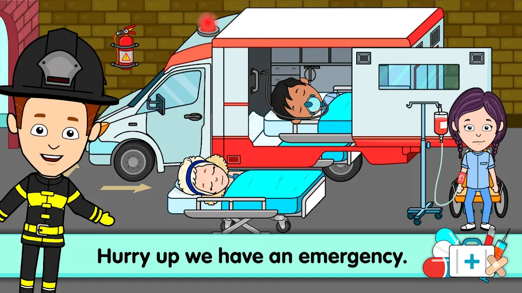 Скачать взломанную My Hospital Town Doctor Games  [МОД Unlocked] — стабильная версия apk на Андроид screen 1