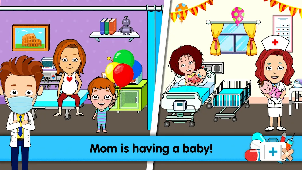Скачать взломанную My Hospital Town Doctor Games  [МОД Unlocked] — стабильная версия apk на Андроид screen 2
