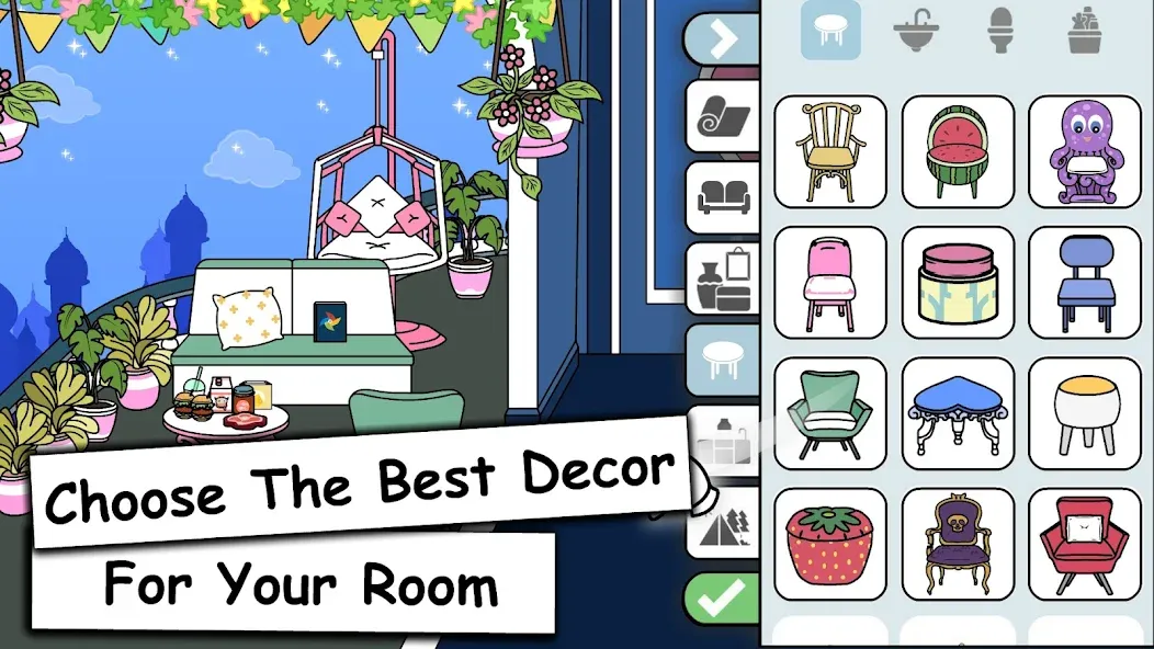 Скачать взломанную Tizi Town: My Princess Games  [МОД Бесконечные монеты] — стабильная версия apk на Андроид screen 2