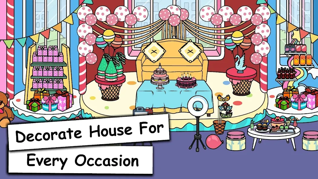 Скачать взломанную Tizi Town: My Princess Games  [МОД Бесконечные монеты] — стабильная версия apk на Андроид screen 5