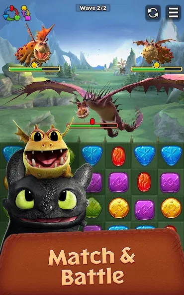 Скачать взлом Dragons: Titan Uprising (Драгонс)  [МОД Бесконечные деньги] — полная версия apk на Андроид screen 1