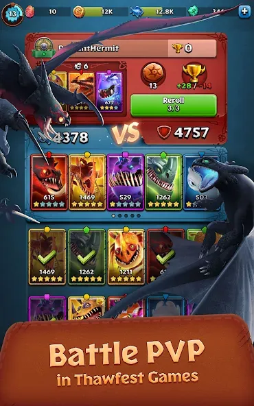 Скачать взлом Dragons: Titan Uprising (Драгонс)  [МОД Бесконечные деньги] — полная версия apk на Андроид screen 3
