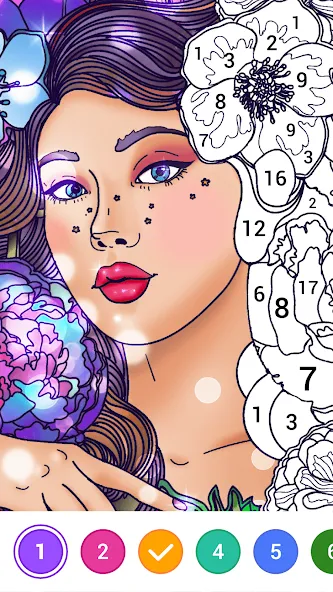Скачать взломанную Magic Paint: Color by number (Магик Пейнт)  [МОД Все открыто] — стабильная версия apk на Андроид screen 1