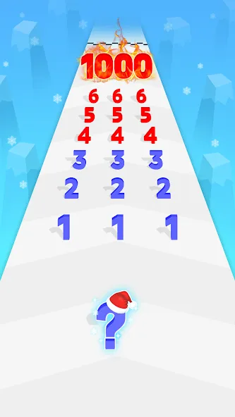 Скачать взломанную Number Merge: Run Master 3D (Намбер Мердж)  [МОД Mega Pack] — последняя версия apk на Андроид screen 1