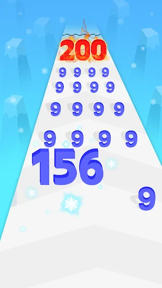Скачать взломанную Number Merge: Run Master 3D (Намбер Мердж)  [МОД Mega Pack] — последняя версия apk на Андроид screen 3