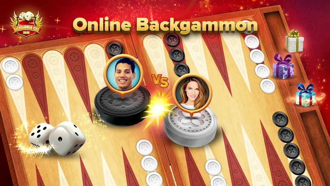 Скачать взломанную Backgammon King Online  [МОД Меню] — стабильная версия apk на Андроид screen 1