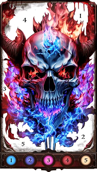 Скачать взлом Dark, Horror Color by Number  [МОД Бесконечные деньги] — последняя версия apk на Андроид screen 2