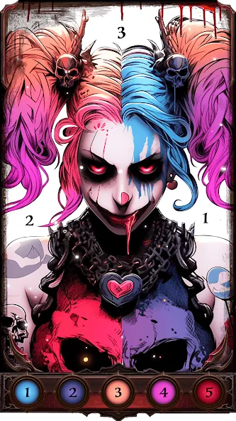 Скачать взлом Dark, Horror Color by Number  [МОД Бесконечные деньги] — последняя версия apk на Андроид screen 4