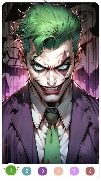 Скачать взлом Clown Color, Paint by number  [МОД Много монет] — стабильная версия apk на Андроид screen 3