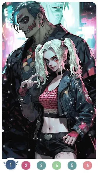 Скачать взлом Clown Color, Paint by number  [МОД Много монет] — стабильная версия apk на Андроид screen 4