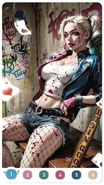 Скачать взлом Clown Color, Paint by number  [МОД Много монет] — стабильная версия apk на Андроид screen 5