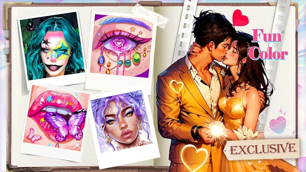 Скачать взлом Fun Color:Happy Coloring games  [МОД Все открыто] — стабильная версия apk на Андроид screen 4