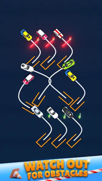Взломанная Parking Order!  [МОД Меню] — стабильная версия apk на Андроид screen 2