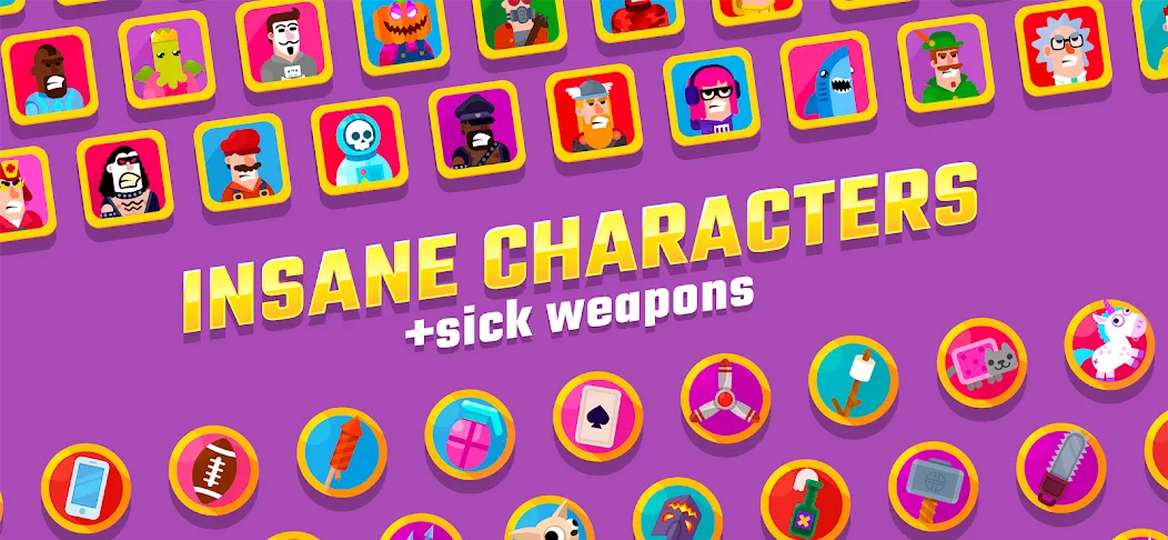 Взломанная Bowmasters: Archery Shooting (Боумастерс)  [МОД Много монет] — полная версия apk на Андроид screen 5