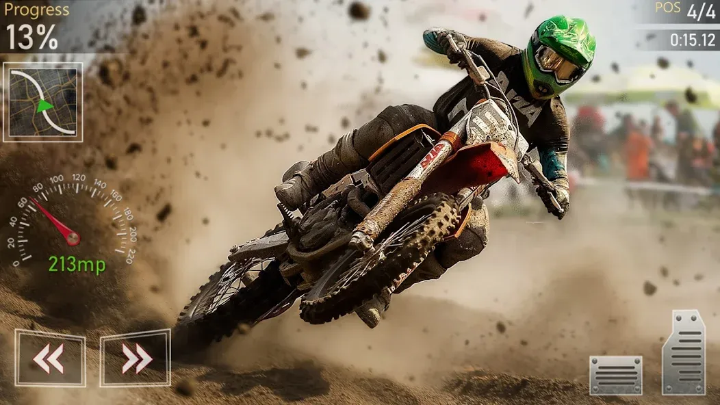 Скачать взлом Motocross MX Dirt Bike Games  [МОД Бесконечные деньги] — последняя версия apk на Андроид screen 2