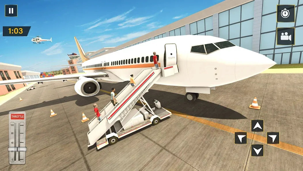 Взлом Real Plane Flying Simulator  [МОД Mega Pack] — последняя версия apk на Андроид screen 5