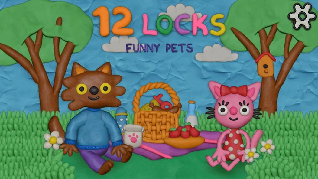 Скачать взлом 12 Locks Funny Pets (Замков)  [МОД Много монет] — последняя версия apk на Андроид screen 1