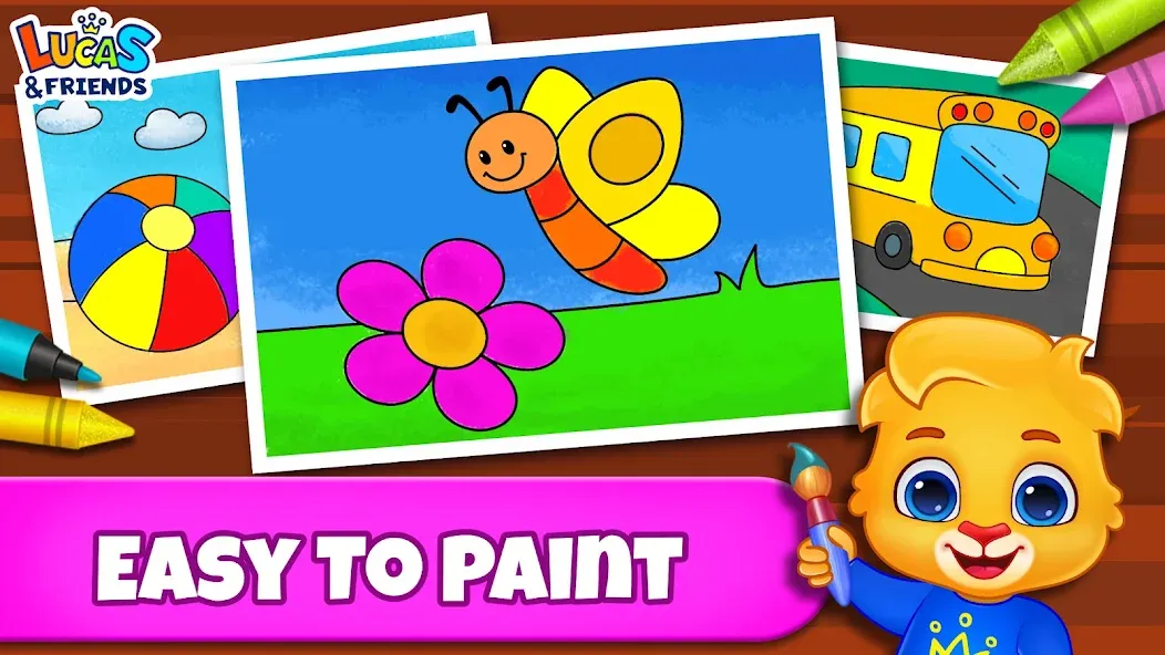 Скачать взломанную Coloring Games: Color & Paint  [МОД Много денег] — полная версия apk на Андроид screen 1