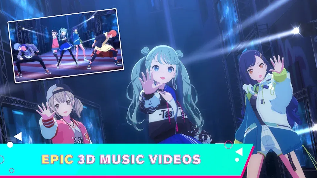 Взломанная HATSUNE MIKU: COLORFUL STAGE! (Хацуне Мику)  [МОД Unlimited Money] — полная версия apk на Андроид screen 4