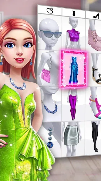 Скачать взломанную Fashion Makeover Stylist Game  [МОД Menu] — полная версия apk на Андроид screen 1