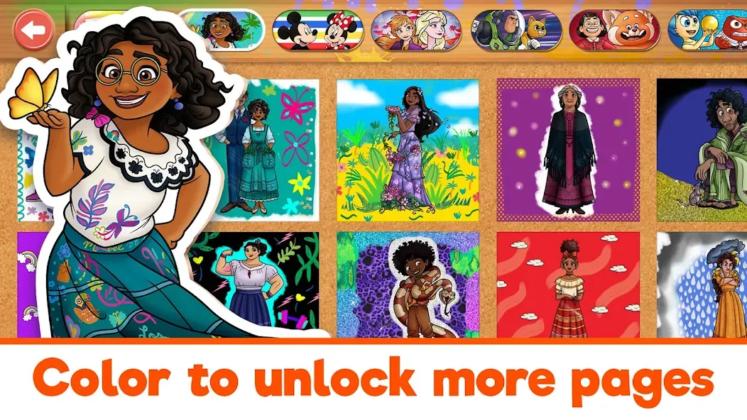 Взлом Disney Coloring World (Дисней)  [МОД Много денег] — последняя версия apk на Андроид screen 5
