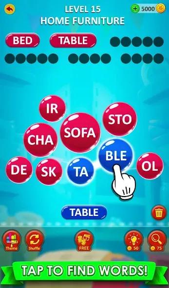 Скачать взломанную Word Game 2024 — Word Connect (Ворд Гейм 2023)  [МОД Unlimited Money] — последняя версия apk на Андроид screen 4